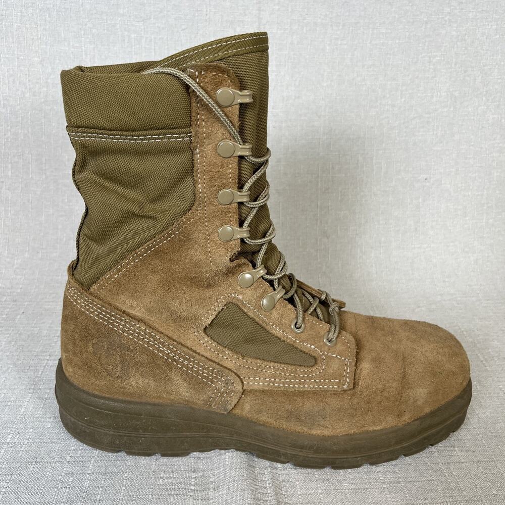 Belleville MHW Mens Size 9.5 Hot Weather USMC Marine Combat Boots USA Coyote